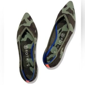 Rothy's Green Camouflage Women's Flats